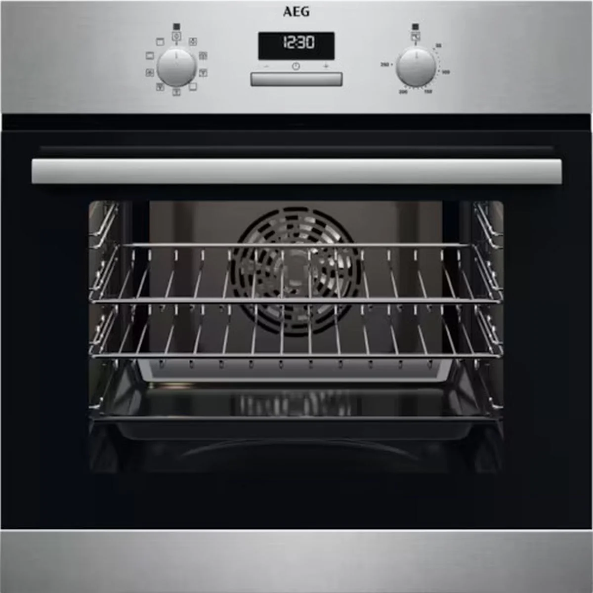 Aeg Light Bcx23101em 59.4Cm Built In Electric Single Oven - Stainless