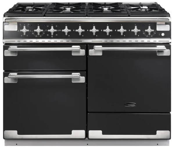 Rangemaster Black Els110dffcb/ Elise 110Cm Dual Fuel Range Cooker Charcoal