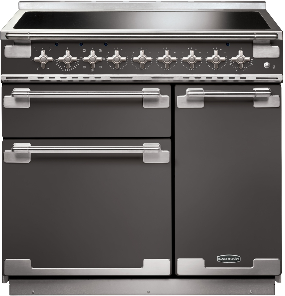 Rangemaster Blue Els90eisl/ 90Cm Induction Range Cooker Slate