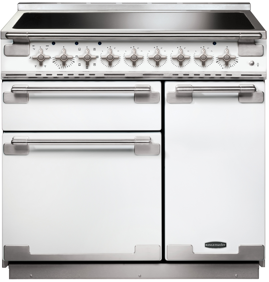 Rangemaster White Els90eiwh 90Cm Induction Range Cooker