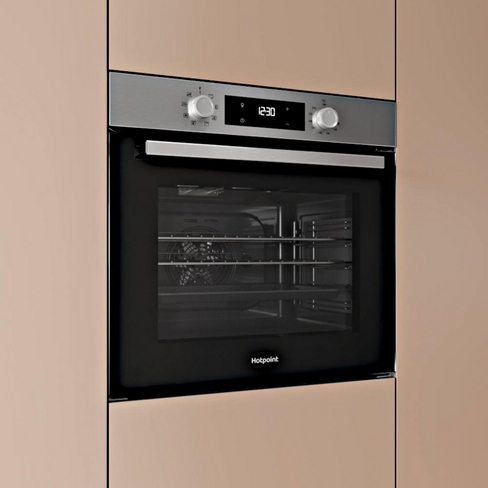 Hotpoint Light Hoeu25czxuk 59.5Cm Built In Electric Single Oven - Stainless Steel