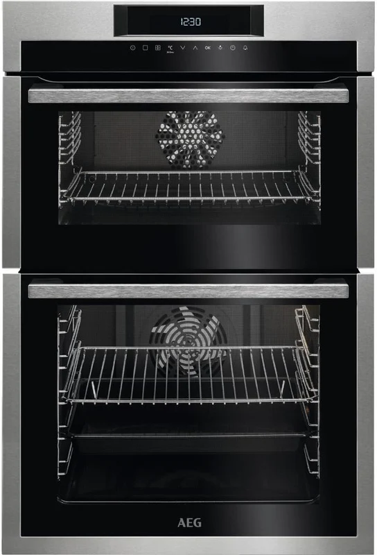Aeg Dce731110m Built In Double Oven Electric - Stainless Steel