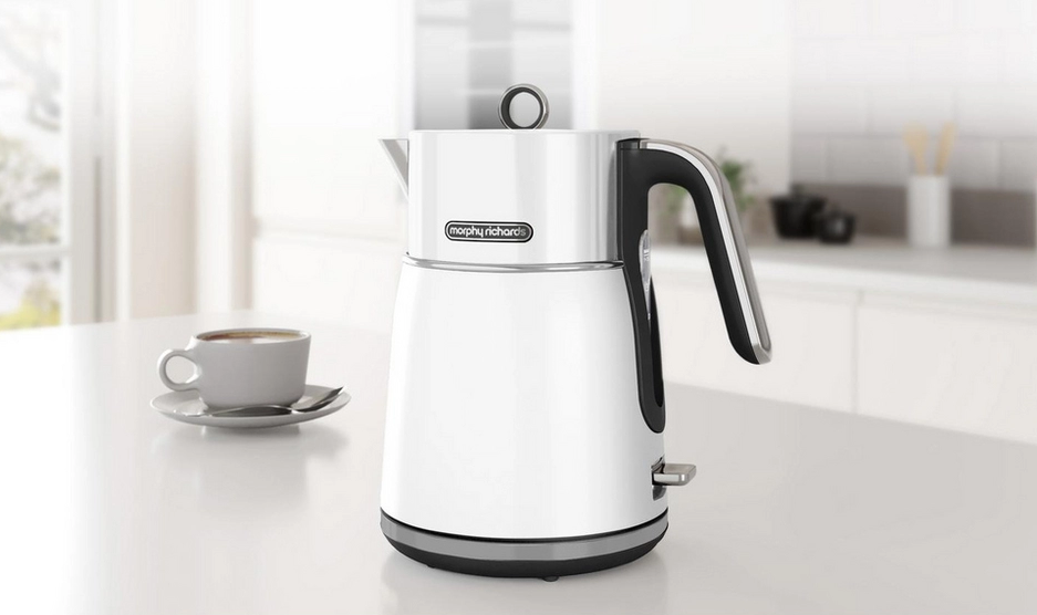 Morphy Richards Signature Matt Jug Kettle, Cordless, 1.5L, Moonlight White - 100704 - Image 2