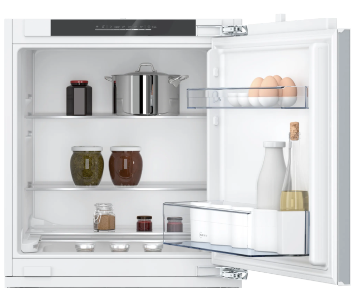 Neff Ku1212fe0g N50 Built Under Larder Fridge With Fixed Hinge Door