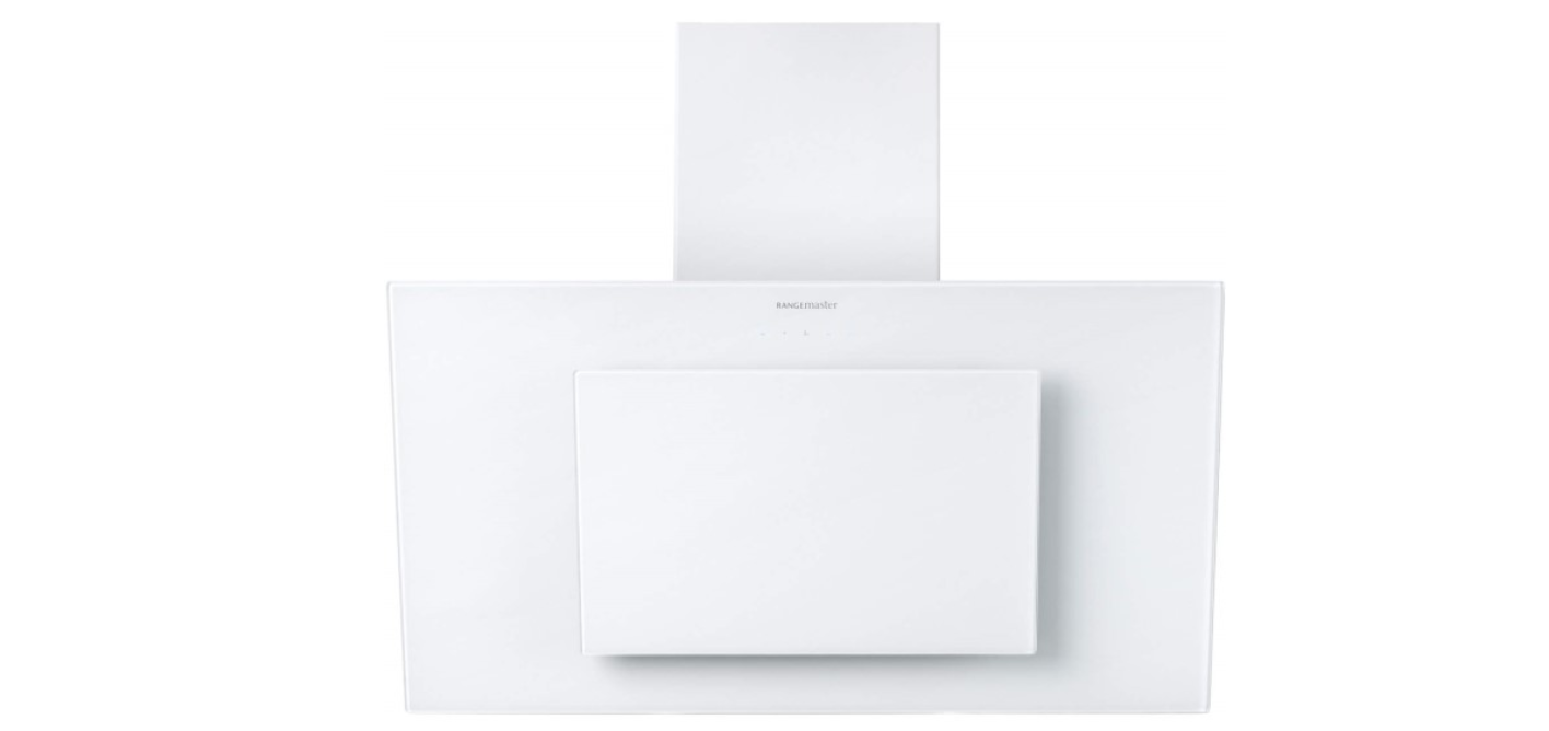 Rangemaster White Oplhd100wh Opal 100Cm Chimney Cooker Hood