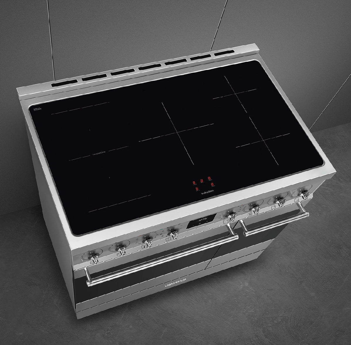 Smeg C92ipx2 90 Cm Electric Induction Range Cooker - Stainless Steel