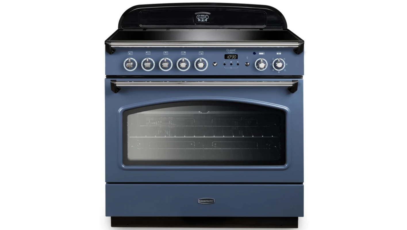 Rangemaster Blue Clas90fxeisb/C Classic Fx 90Cm Induction Range Cooker 131710 - Stone