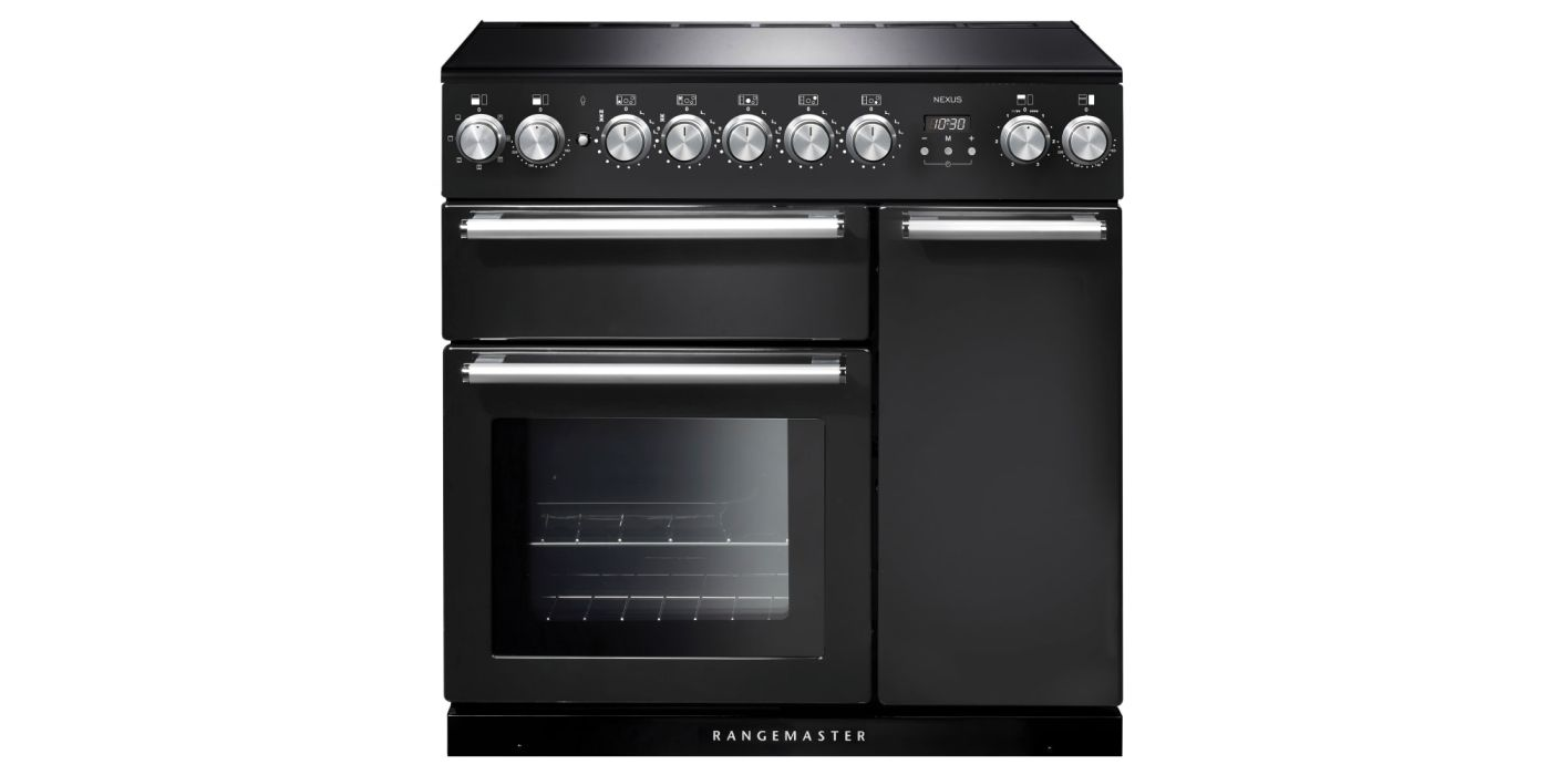 Rangemaster Black Nex90eicb/C Nexus 90Cm Induction Range Cooker