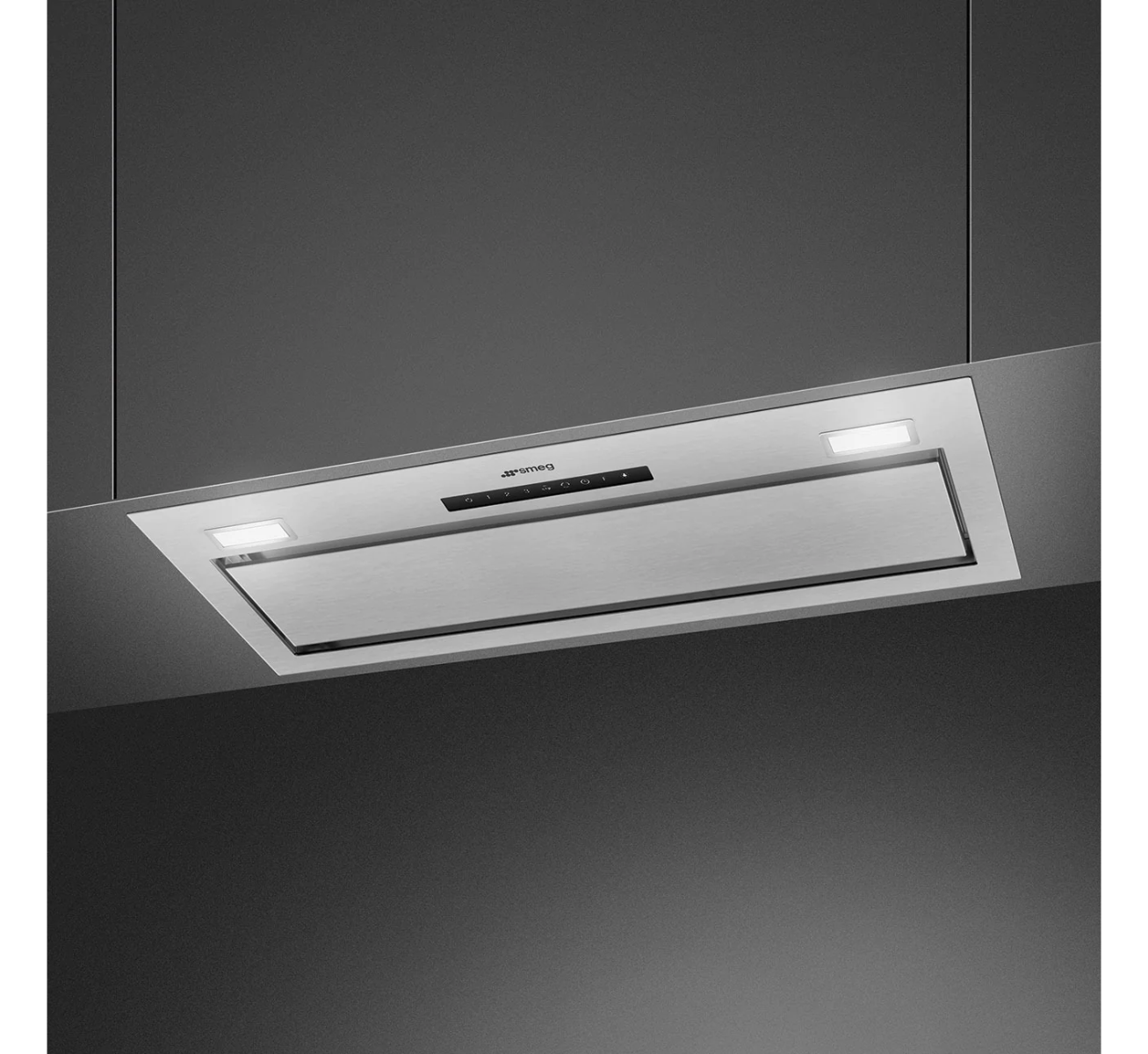 Smeg White Ksg8p4x 75Cm Canopy Hood Stainless Steel Auto Vent 2.0