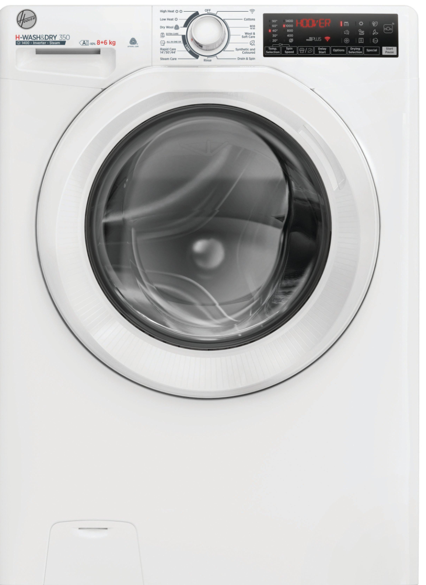 Hoover White H3dps4866tam6 8Kg/6Kg 1400 Spin Washer Dryer
