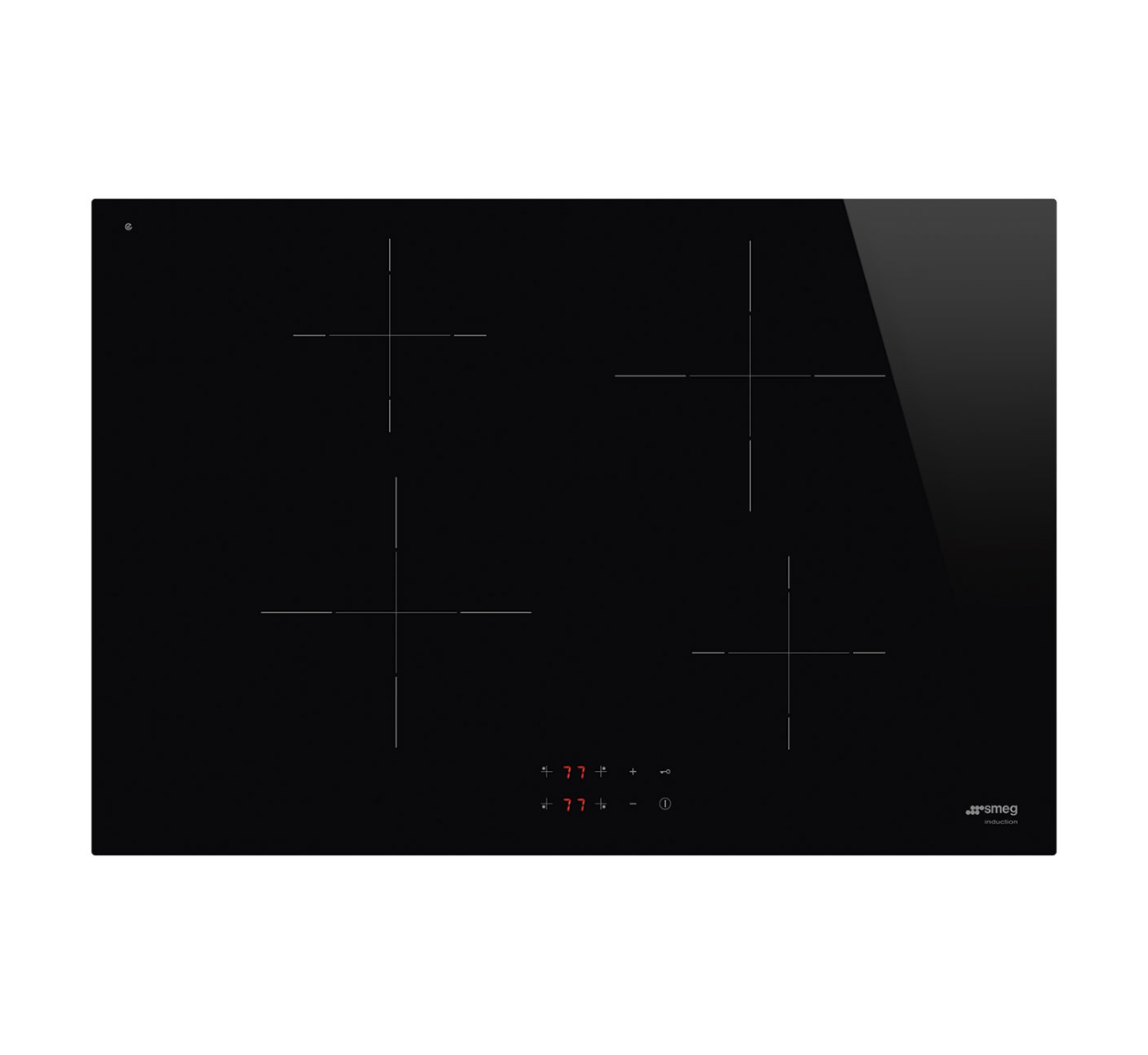 Smeg 4 Zone 75Cm Induction Hob Black/Red Si2741duk - Image 7