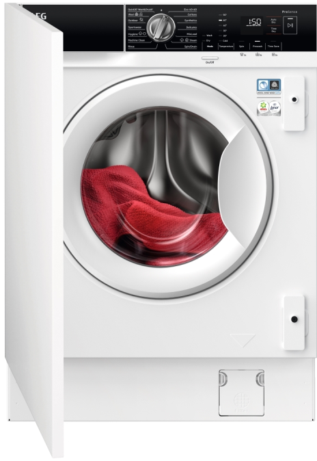 Aeg White L7we74634bi Integrated 7000 Prosteam 7/4Kg 1600Rpm Washer Dryer In