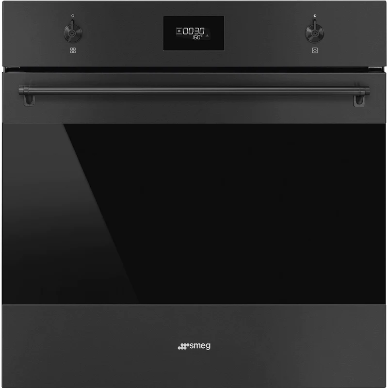 Smeg Black Sfp6301tvn Built In Single Oven Electric - Matte