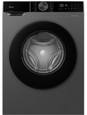 Hoover Black Hgd 410B9gc-80 10Kg 1400 Spin Washing Machine - Graphite