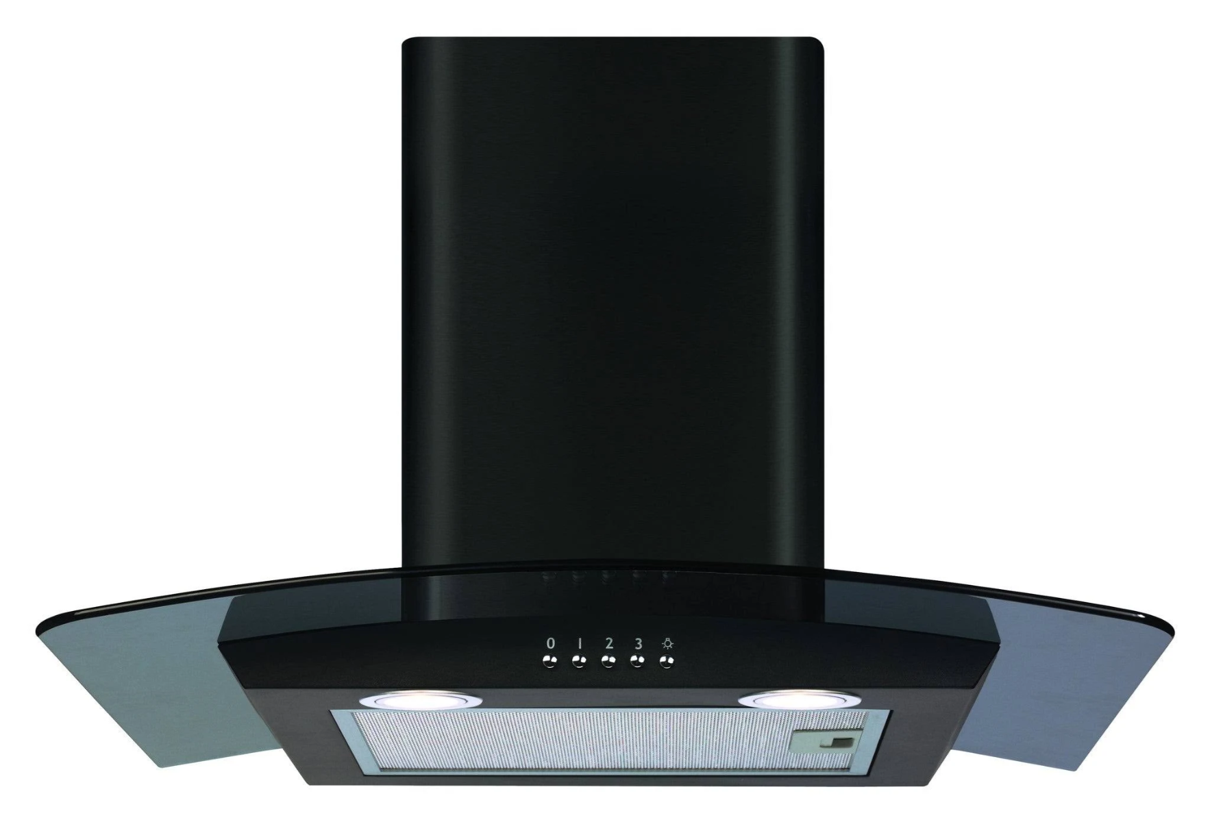 Cda Black Ecn62bl 60Cm Chimney Cooker Hood