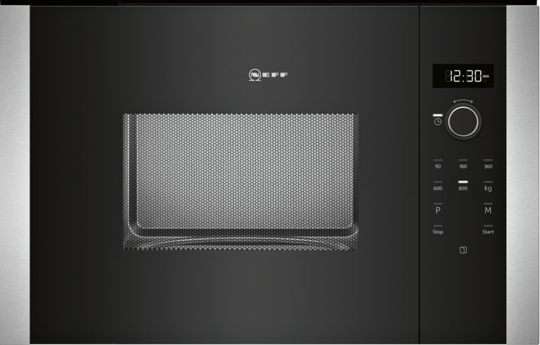 Neff N50 Hlawd23n0b Built-In Solo Microwave - Black, Black - Image 8