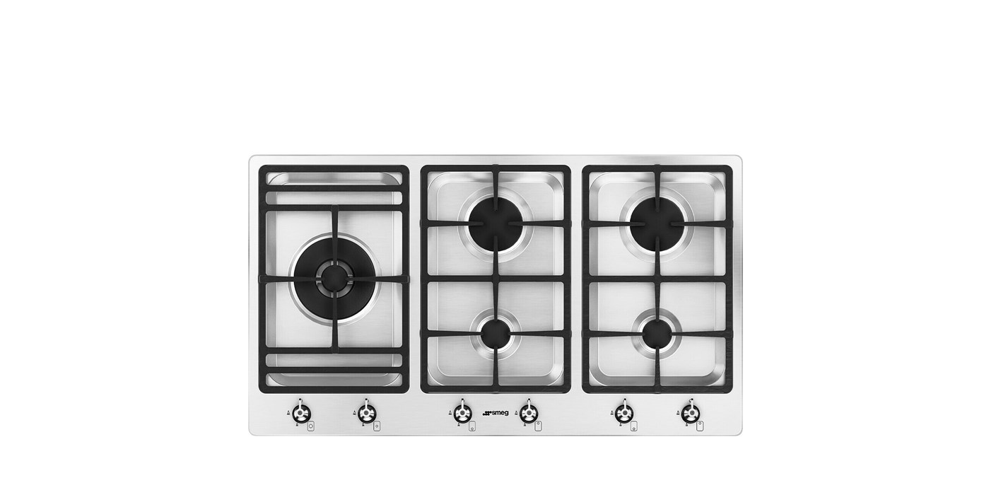 Smeg Classic Ps9062 5 Burner Gas Hob