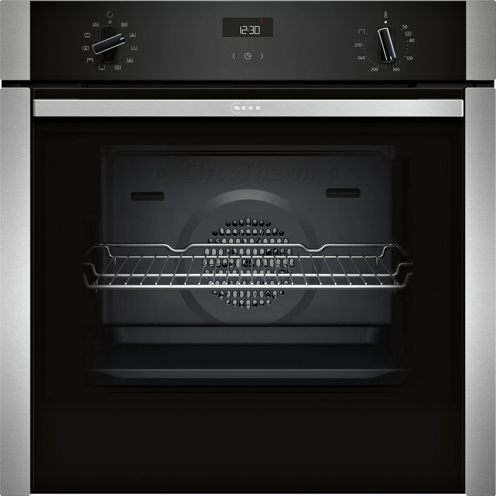Neff Light B3ace4an3b 59.4Cm Built In Electric Single Oven - Stainless Steel