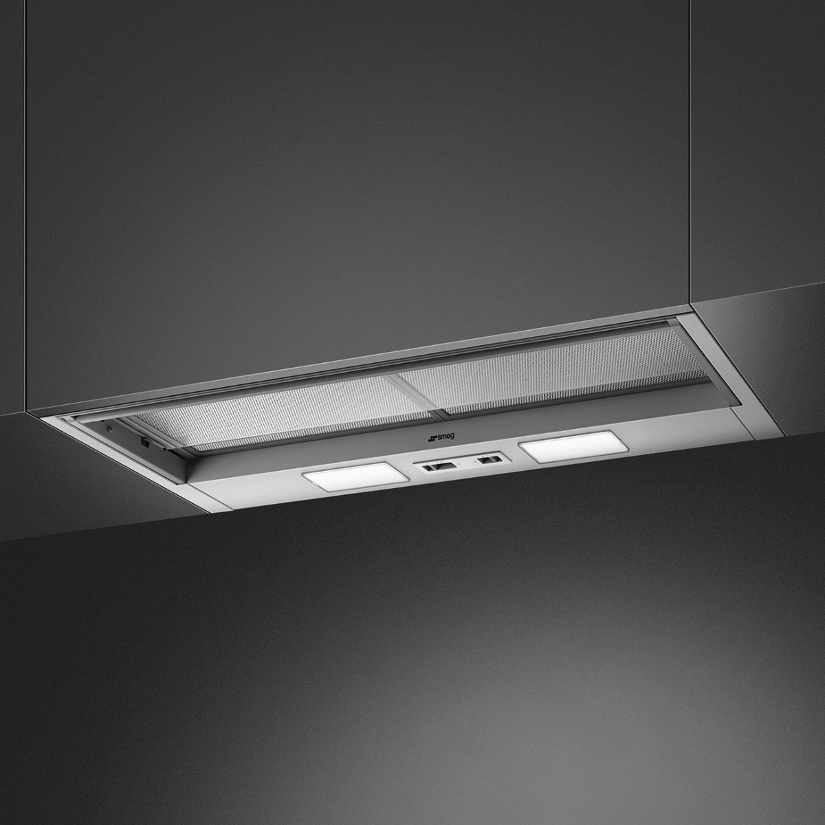Smeg Light 86 Cm Universal Telescopic Cooker Hood, Stainless Steel Kset86lx3