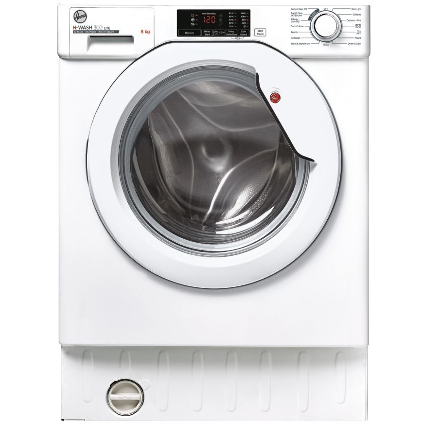 Hoover Hbws 48D1w4-80 Integrated Washing Machine 8Kg Load 1400Rpm
