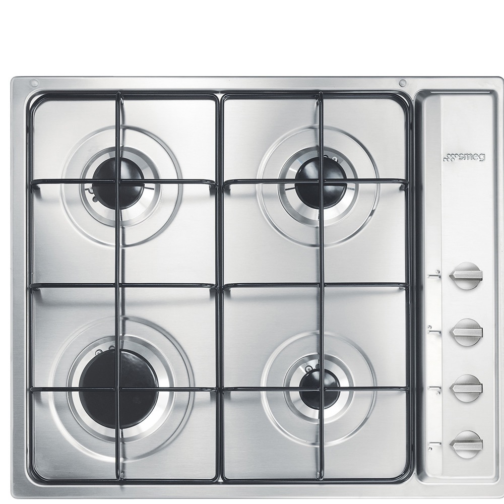 Smeg 60 Cm Cucina Gas Hob Stainless Steel S64s