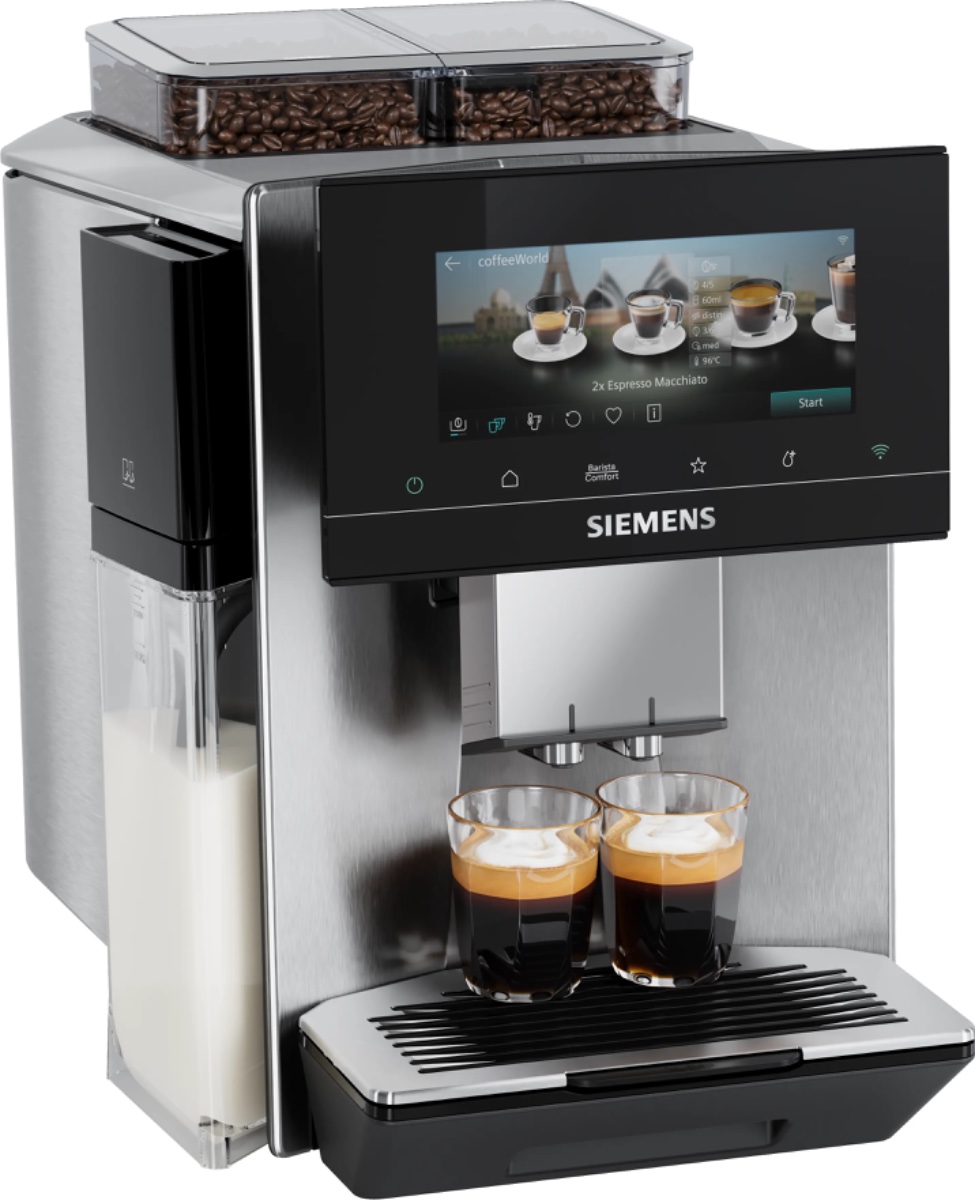 Siemens Black Bean To Cup Coffee Machine Eq900 Plus Iaroma Stainless Steel Tq927gz3