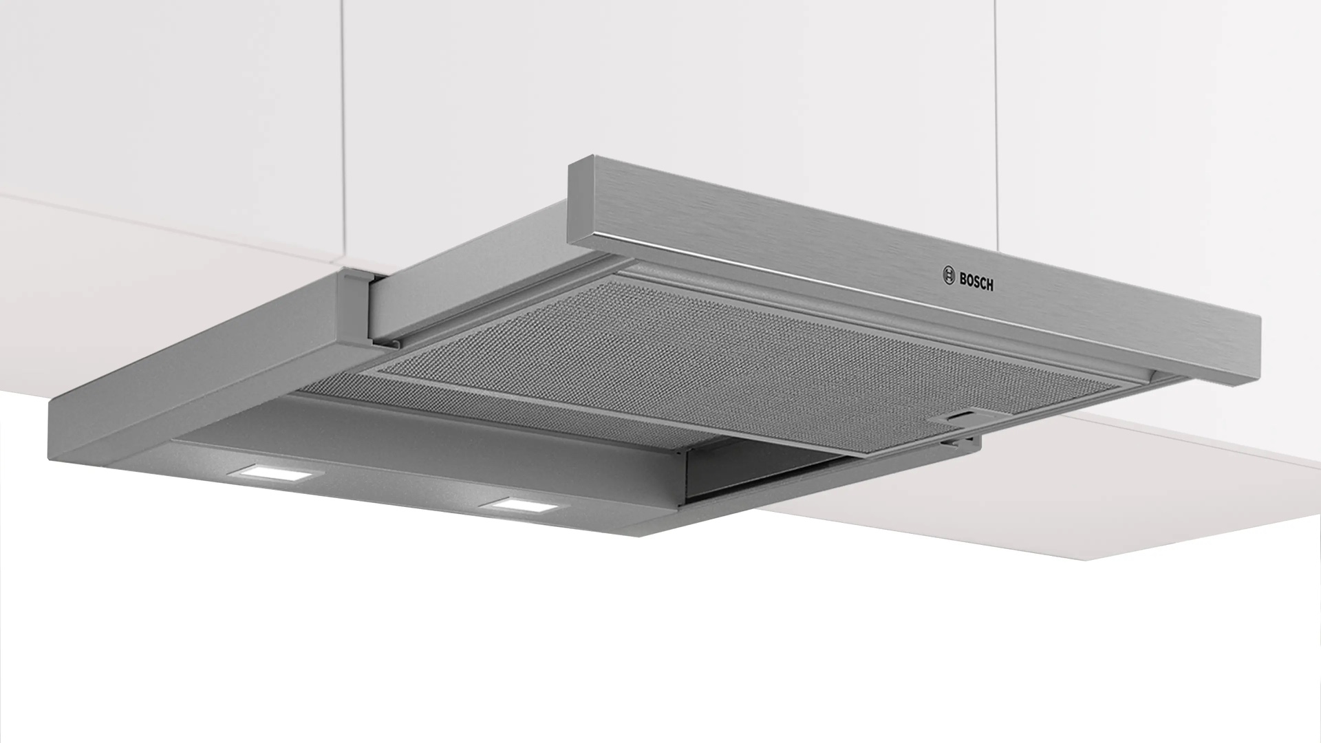 Bosch Silver Series 2 Telescopic Cooker Hood 60 Cm Metallic Dfm063w57b