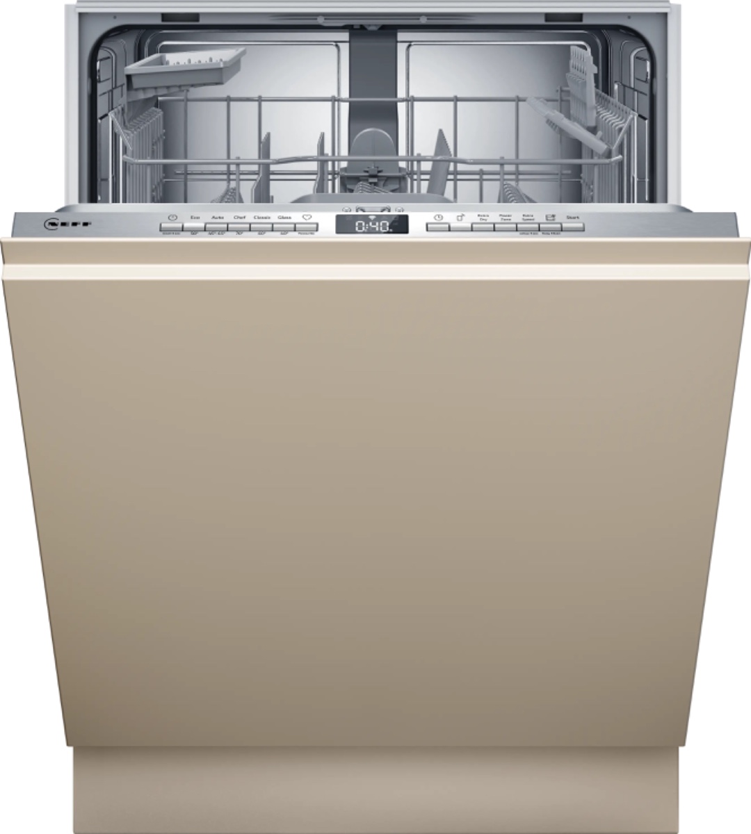 Neff Red/Light N 50 Fully-Integrated Dishwasher 60 Cm Variable Hinge S175htx14g