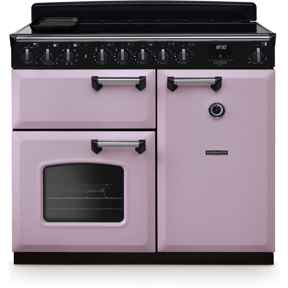 Rangemaster White Cldl100eiphth/Cm1 100Cm Induction Range Cooker Classic Deluxe Heather / Chrome, A Rated