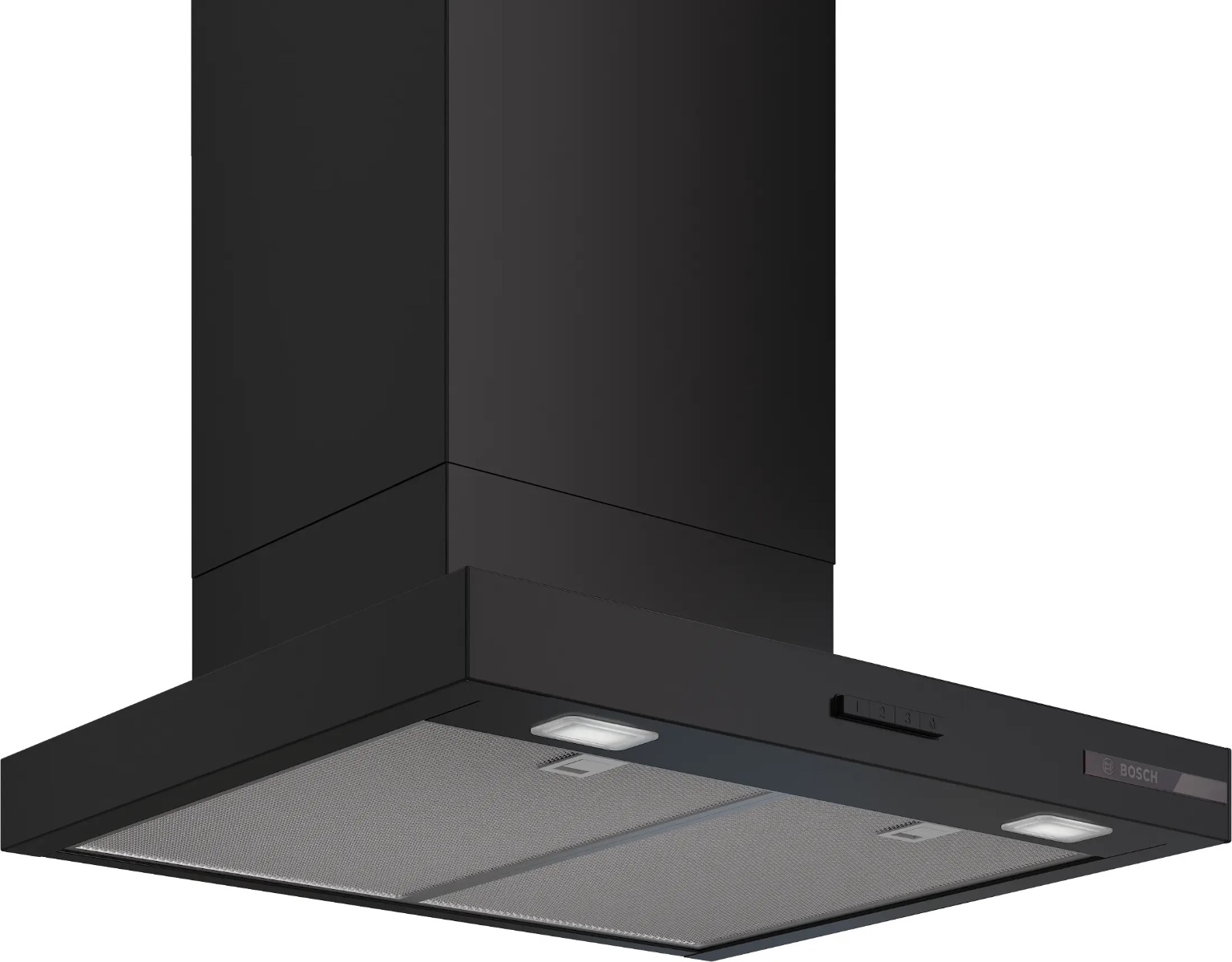 Bosch Black Series 4 Wall-Mounted Cooker Hood 60 Cm Matt Dwb65cc60b
