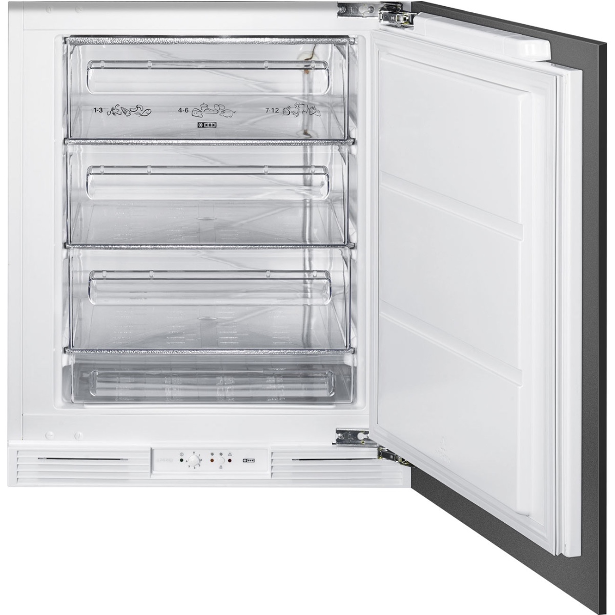 Smeg White Built-In Under-Counter Freezer Uku8f082de1
