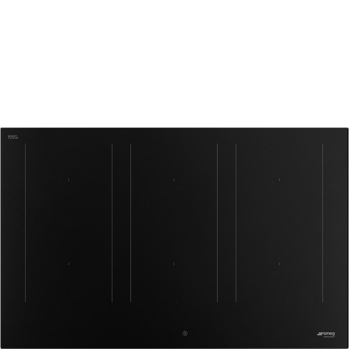 Smeg Black Sim3864n 80Cm Induction Auto-Vent 2.0 Hob Matte