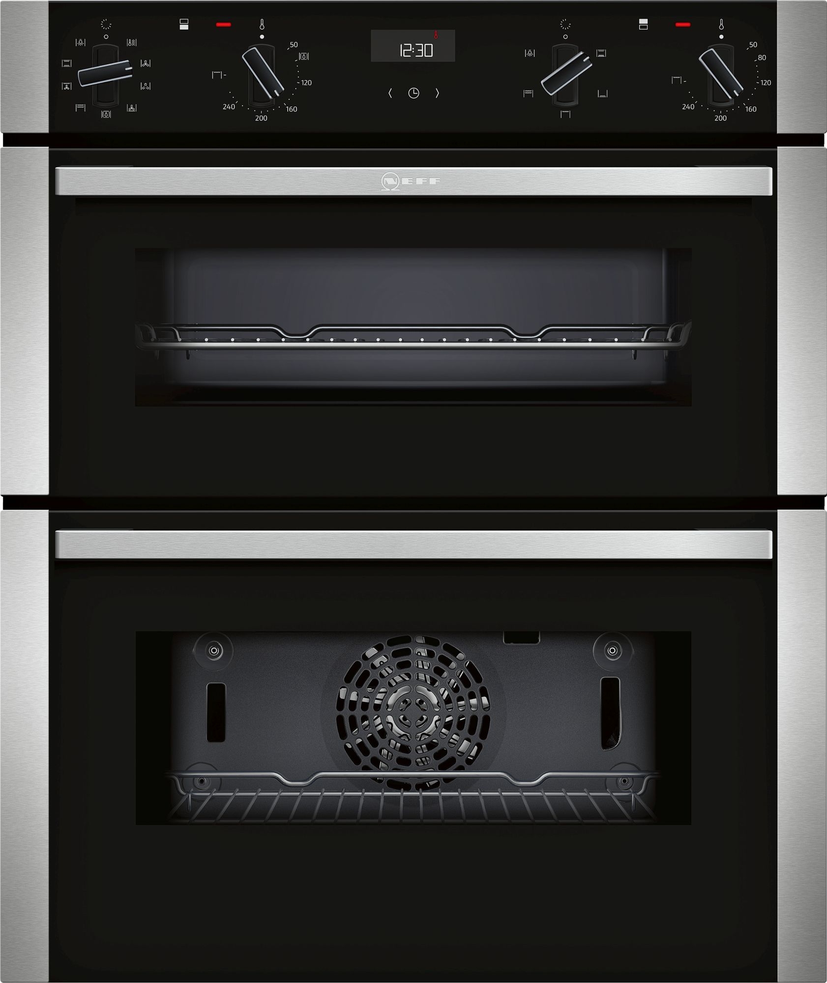 NEFF Electric Double Oven - Built-Under - 47L Main Oven - 34L Second Oven - Stainless Steel - Image 9