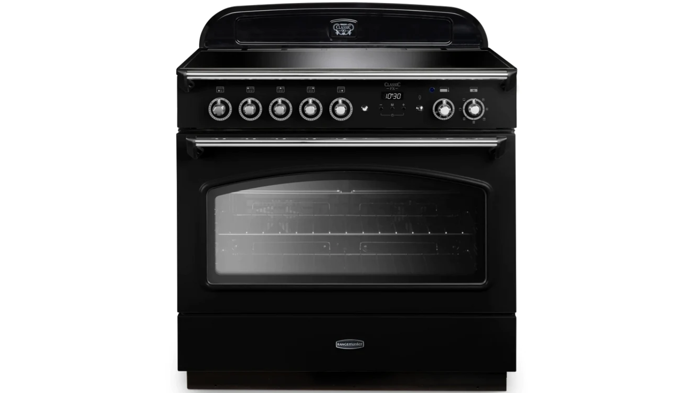 Rangemaster Black Clas90fxeibl/C Classic Fx 90Cm Induction Range Cooker 131670