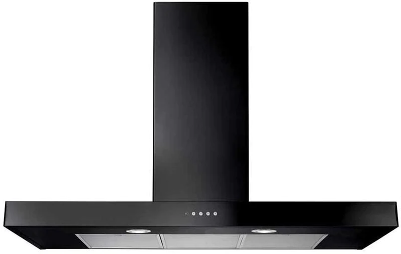 Rangemaster Black Unbhds110bl Chimney Hood