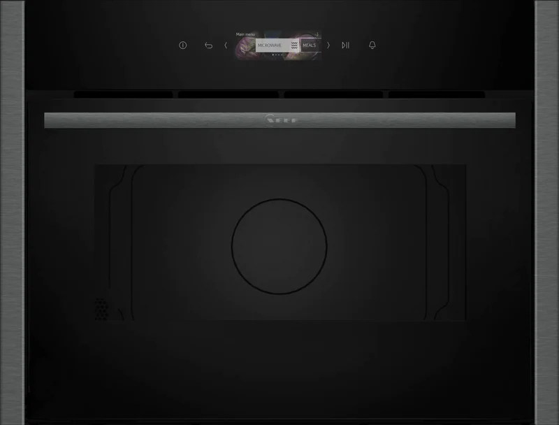 Neff Black C24gr3xg1b Built In Microwave & Grill - / Graphite