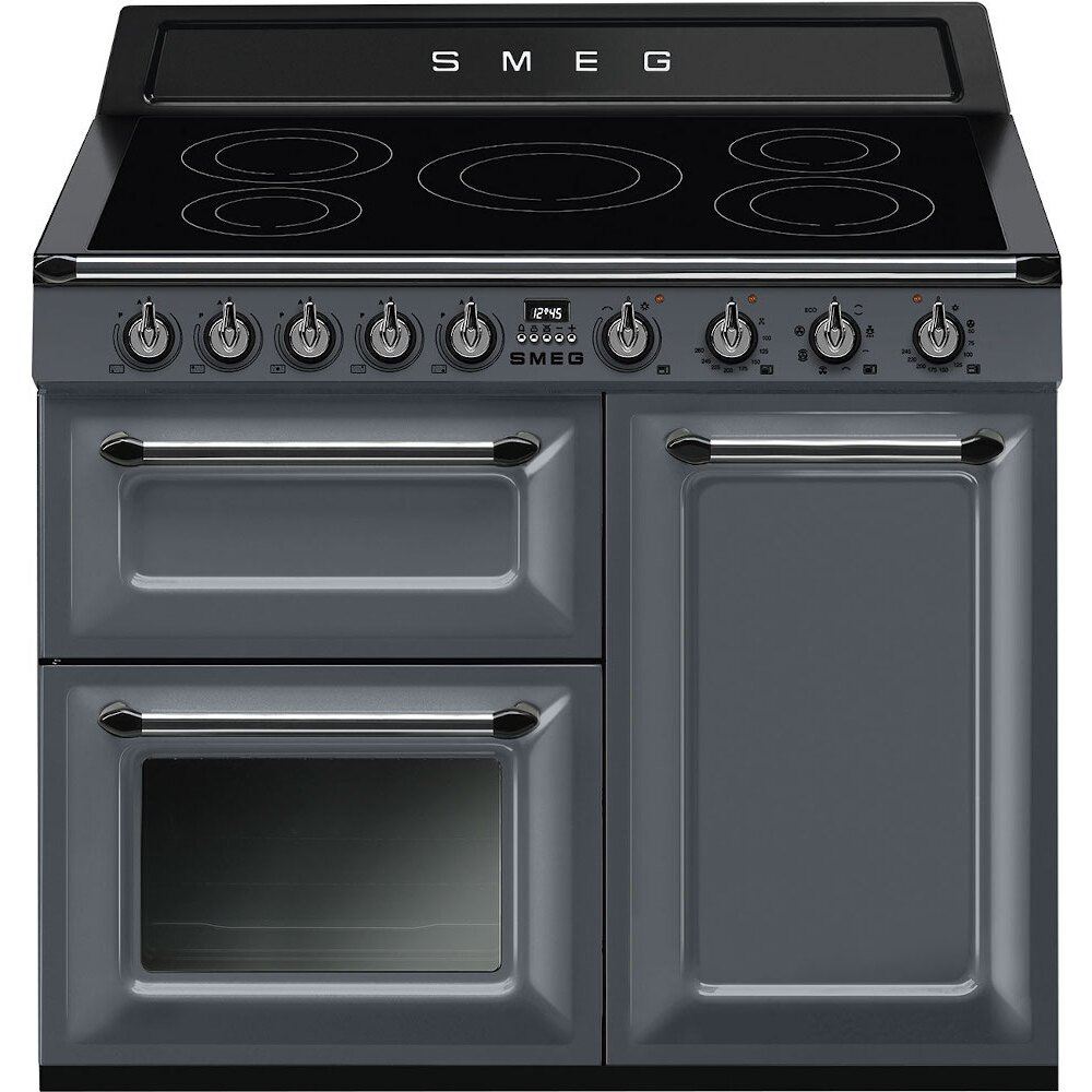 Smeg Grey Tr103igr2 100Cm Victoria Induction Range Cooker - Slate