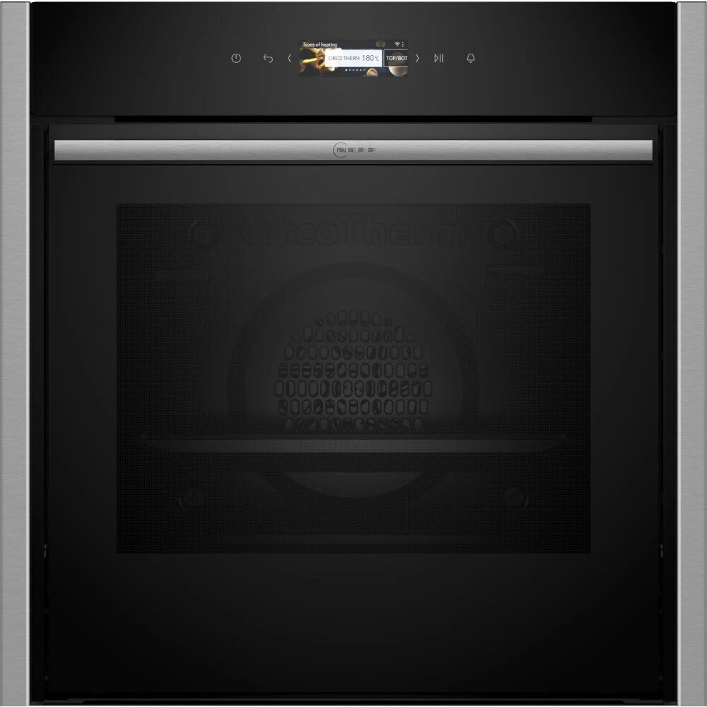 Neff N70 Slide&Hide B54cr71n0b Built In Electric Single Oven - Stainless Steel