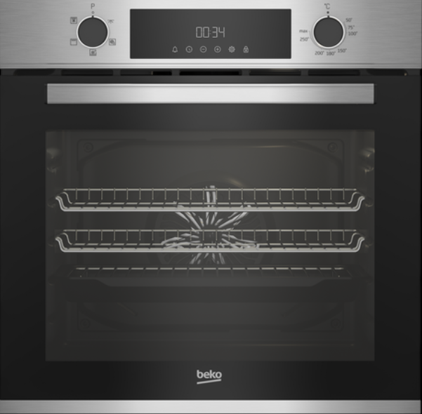 Beko CIFY81X 60Cm Intergrated Stainless Steel Single Fan Oven With Aeroperfect Technology - Image 2
