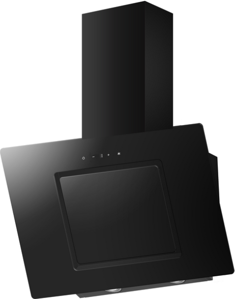 Cata Black Ang60bk 60Cm Angled Glass Hood