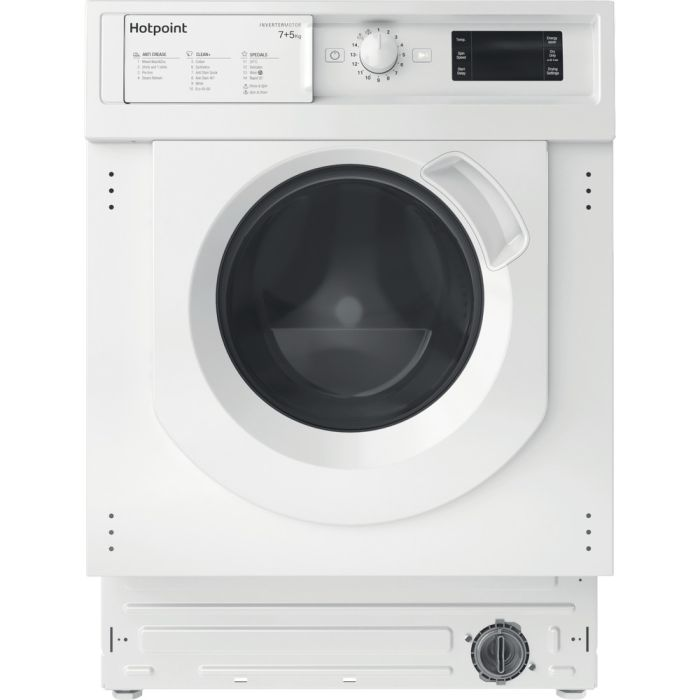 Hotpoint White Biwdhg75148ukn Integrated Washer Dryer 7/5Kg 1400Rpm