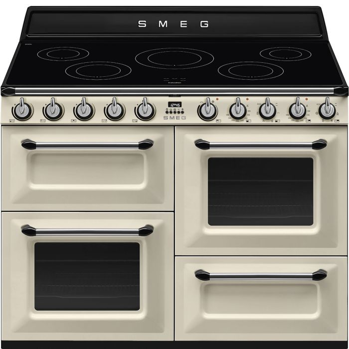 Smeg Cream Tr4110ip2 110Cm Victoria Electric Range Cooker
