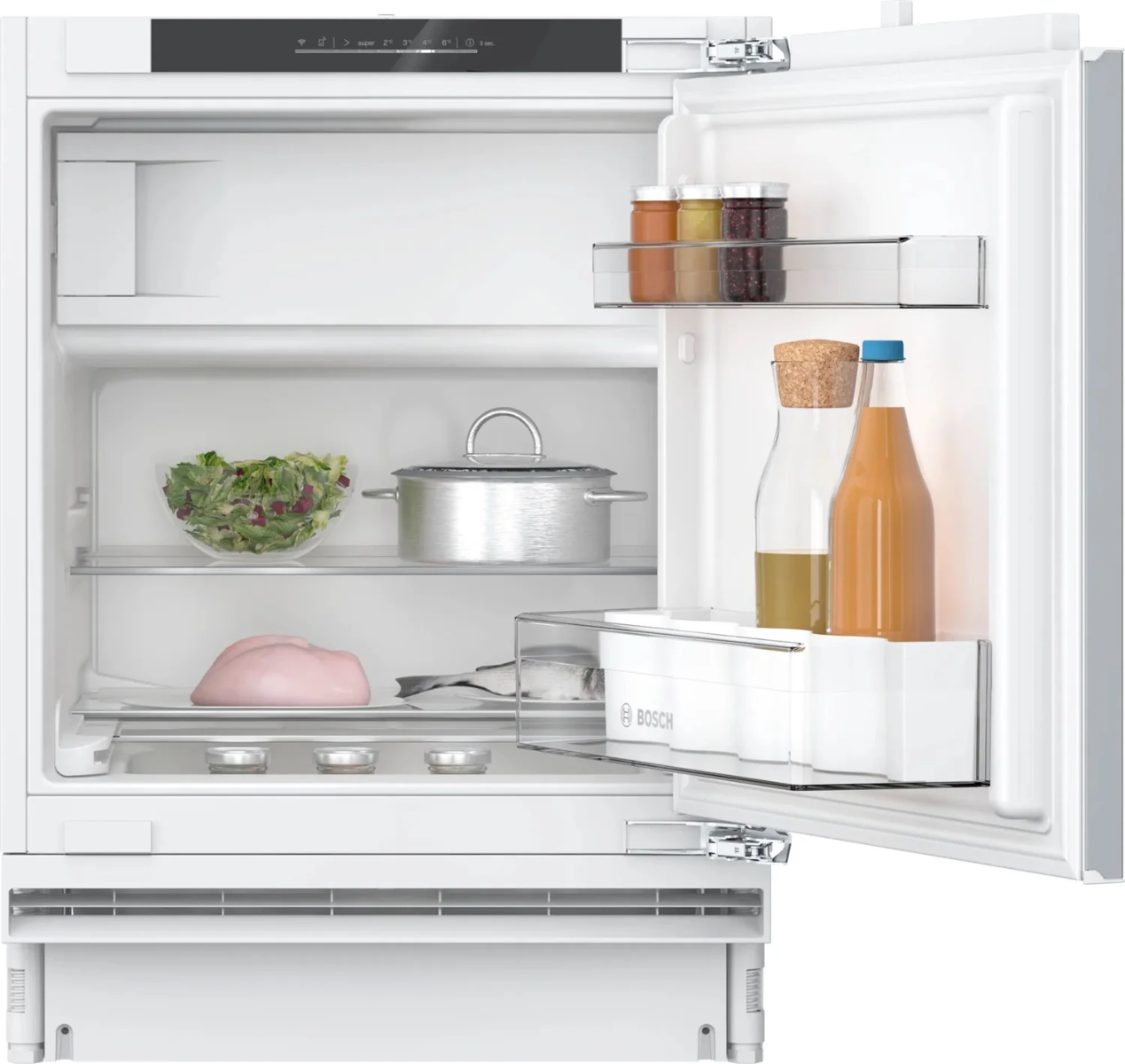 Bosch Kul22vfd0g Series 4 Integrated Built Under Fridge With Ice Box