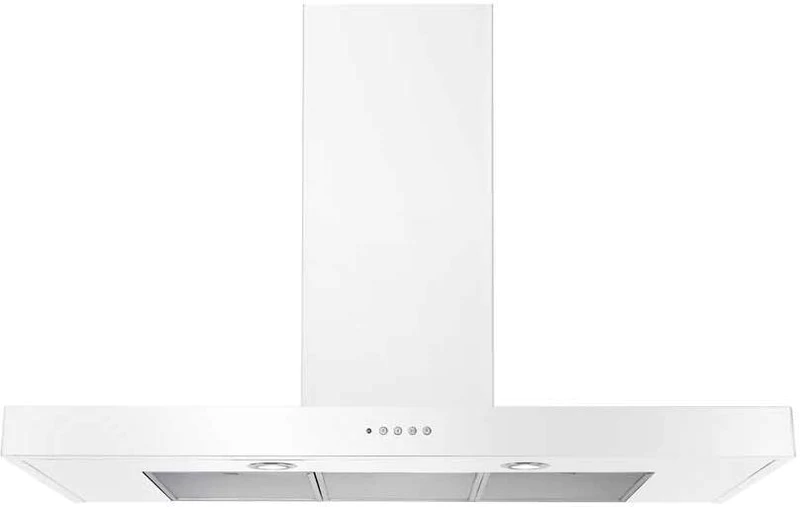 Rangemaster White Unbhds110wh Chimney Hood