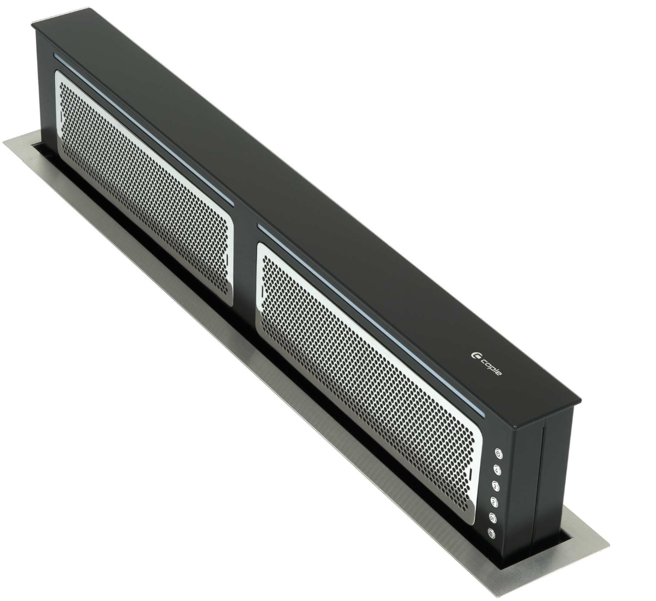 Caple Light Dd901bk Push Downdraft Extractor With
