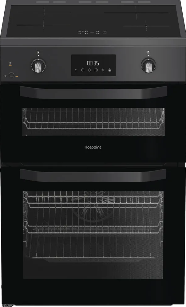 Hotpoint Hde6Idc2Sa - Electric Double Cooker - Dark Silver - Image 4