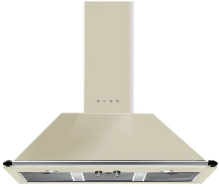 Smeg 100Cm Chimney Wall Hood Cream Kt100pe - Image 5
