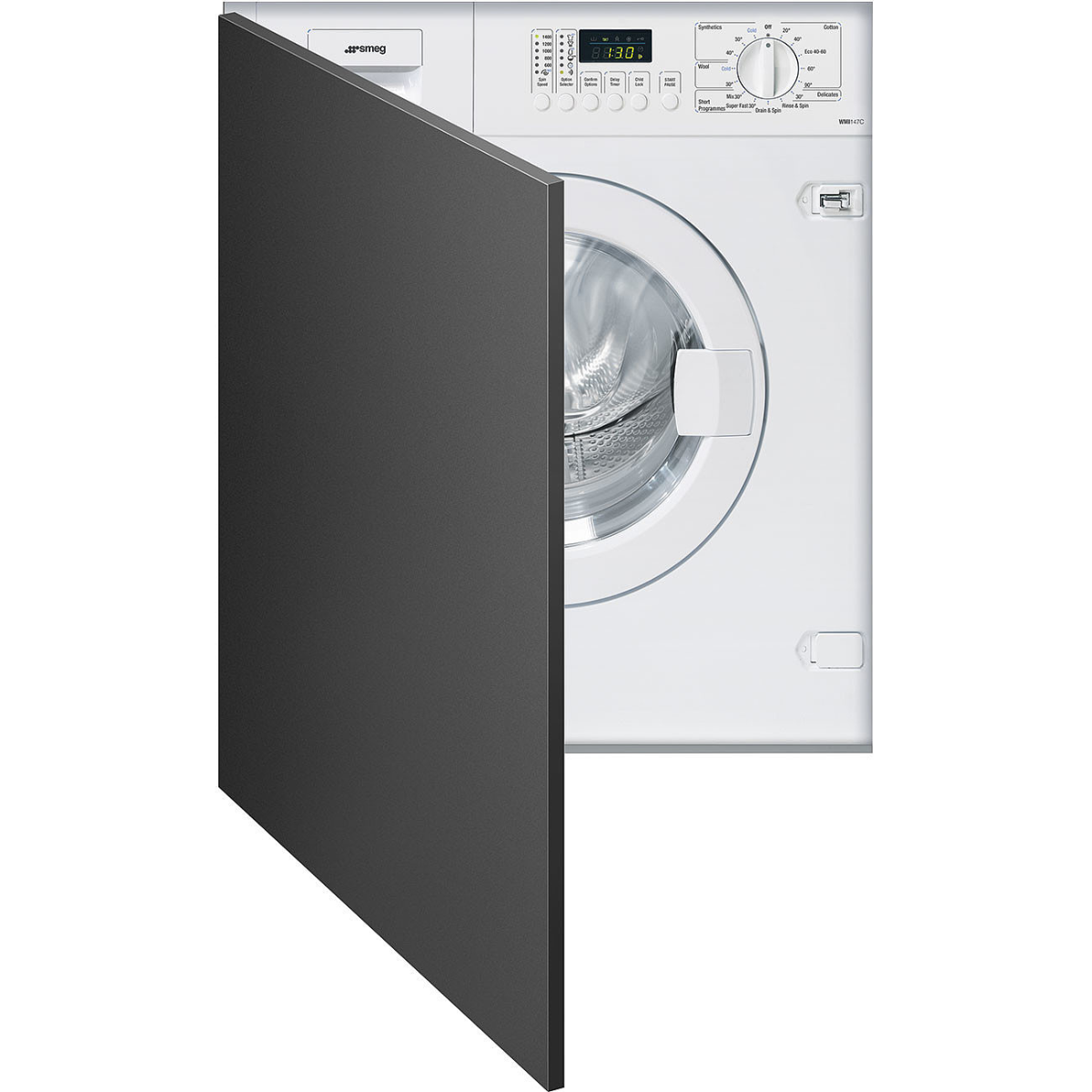 Smeg White Wmi147c 60Cm 7Kg Fully Integrated Washing Machine