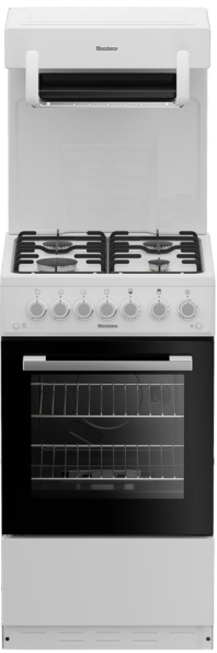 Blomberg GGS9151W Gas Cooker with High Level Grill, 50cm White Freestanding 4Zone Oven with 61L Capacity - Image 4