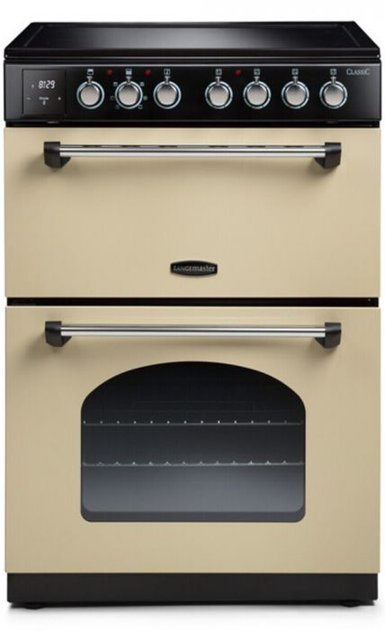 Rangemaster Cream Cla60eicr/C Classic Freestanding 60Cm Induction Cooker In And Chrome